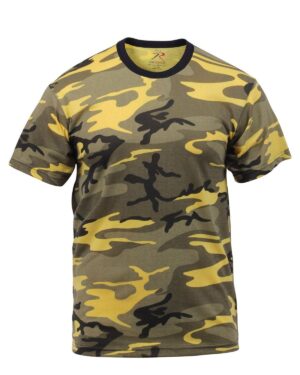 Rothco T-shirt in crazy camouflages Yellow Camo