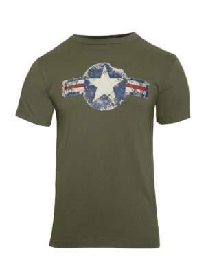 Rothco Vintage T-shirts Olive w. "AIR CORP"